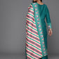 Ahalyaa Women's Traditional wear Kurta Set - Sea Green | Swadesiicart