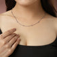NVR Women's Silver-Toned Artificial Beads German Silver Oxidised Chain - NR Retail-NVR