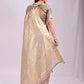 Shree Shyam Fashion Organza Peach Saree