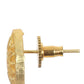 Joban Fashion Women Matte Gold Brass Jhumka | Swadesiicart