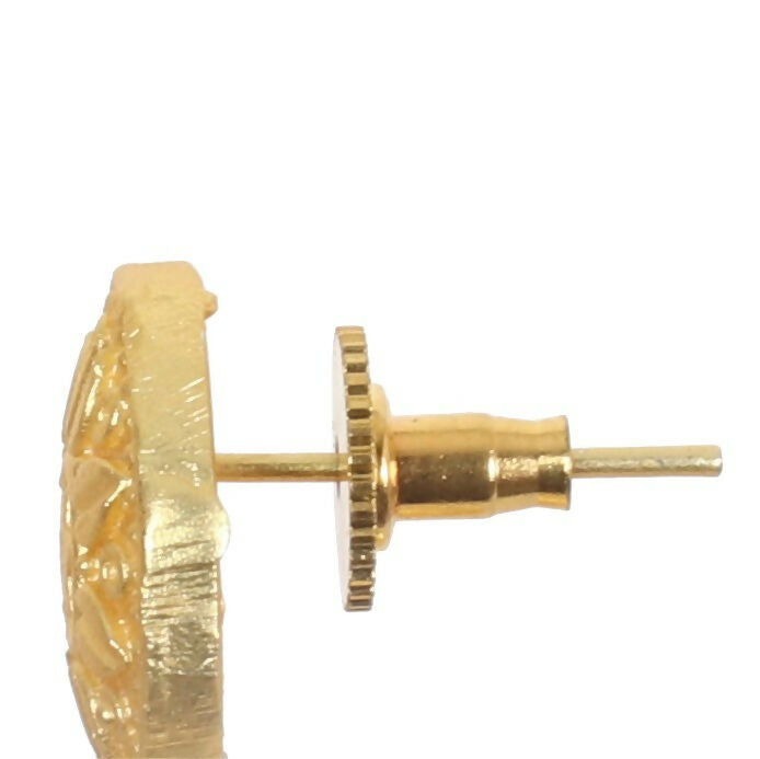 Joban Fashion Women Matte Gold Brass Jhumka | Swadesiicart