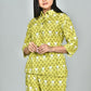 Morchari Digital Print Semi Muslin Co-Ord Set Top & Trouser-Multicolor - Swadesiicart