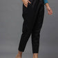 Juniper Women's Black Solid Straight Slim Pant | Swadesiicart
