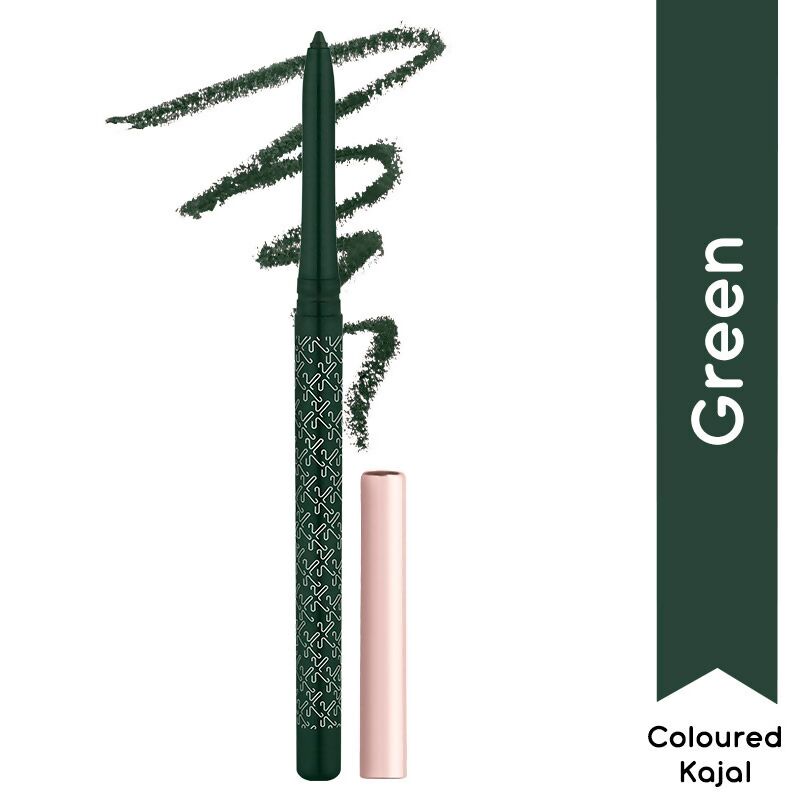 Kay Beauty By Katrina Kaif 24HR Coloured Matte Kajal - Green | Swadesiicart