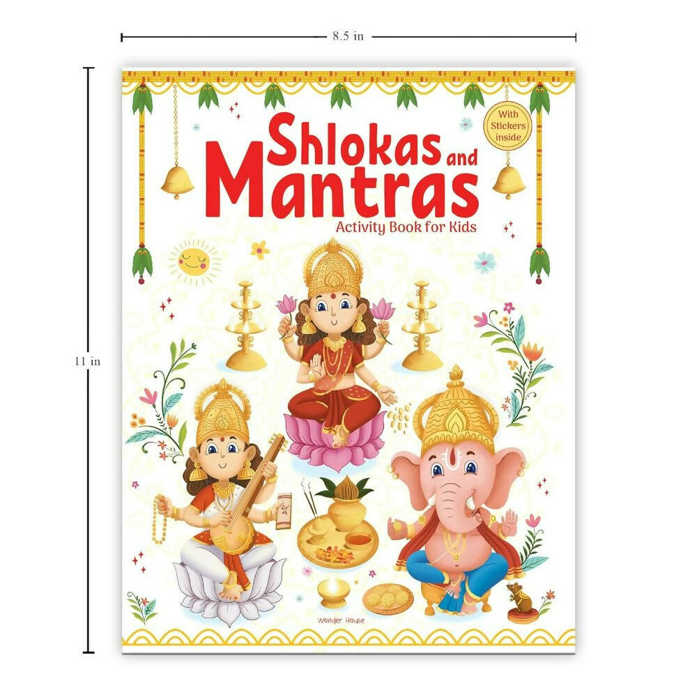 Shlokas And Mantras - Activity Book For Kids - Swadesiicart