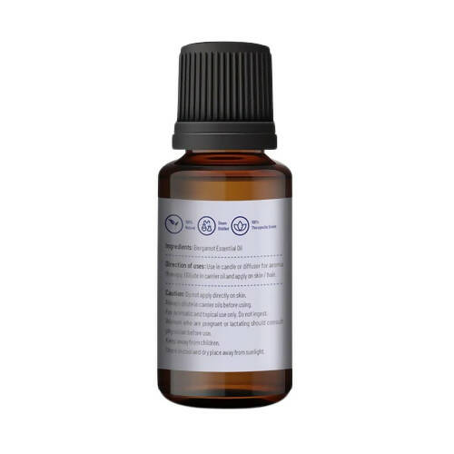 Korus Essential Bergamot Essential Oil - Therapeutic Grade - Swadesiicart