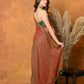 Very Much Indian Designer Mul Cotton Handloom Saree with Sequins - Dual Tone Red Green | Swadesiicart