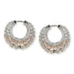 Champagne Stone Loops- Ruby Raang | Swadesiicart