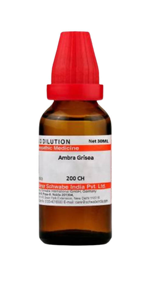 Dr. Willmar Schwabe India Ambra Grisea Dilution - Swadesiicart