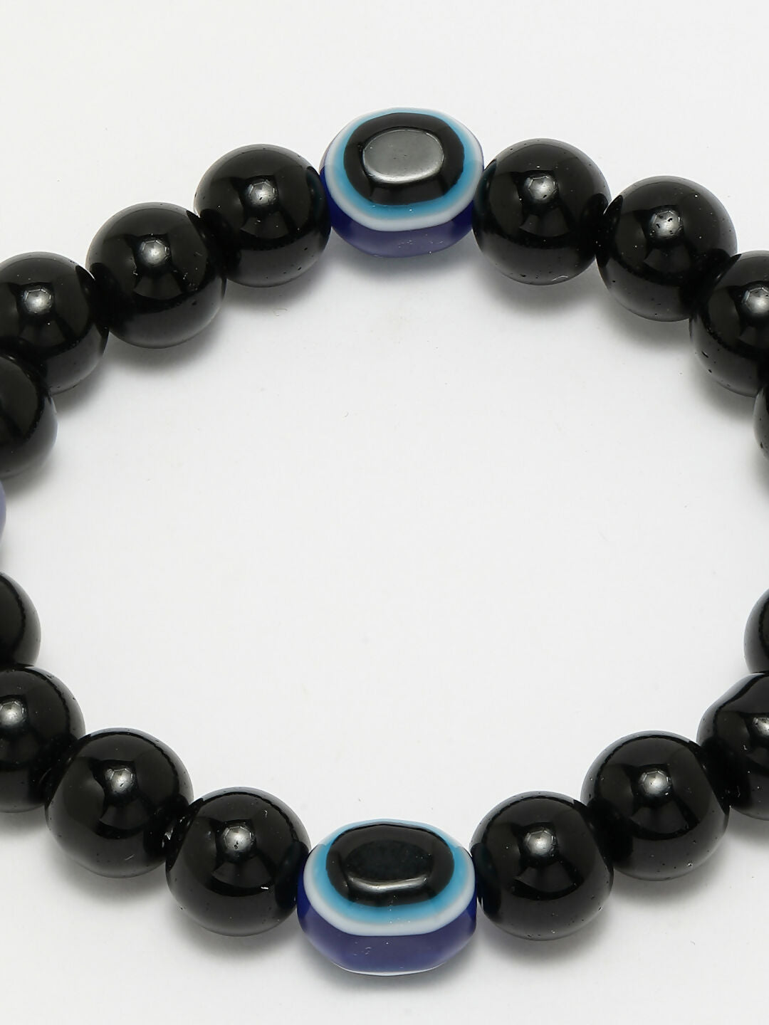 NVR Men & Women Evil Eye Beaded Adjustable Bracelet - Swadesiicart