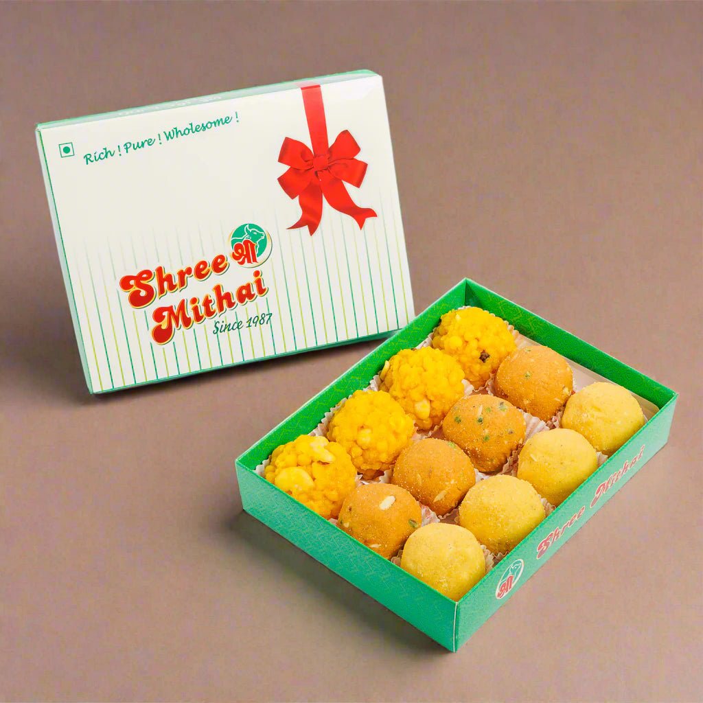 Shree Mithai Ladoo Trio | Swadesiicart