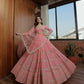 Jyoti Fashion Women's Baby Pink Faux Georgette 5MM Sequins with Zari Embroidered Designer Lehenga Choli Set | Swadesiicart