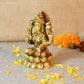 Collectible India Brass Lakshmi Goddess Statue - Swadesiicart