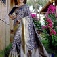 Partywear Designer Blue Banarasi Silk Fancy Saree - Starwalk | Swadesiicart