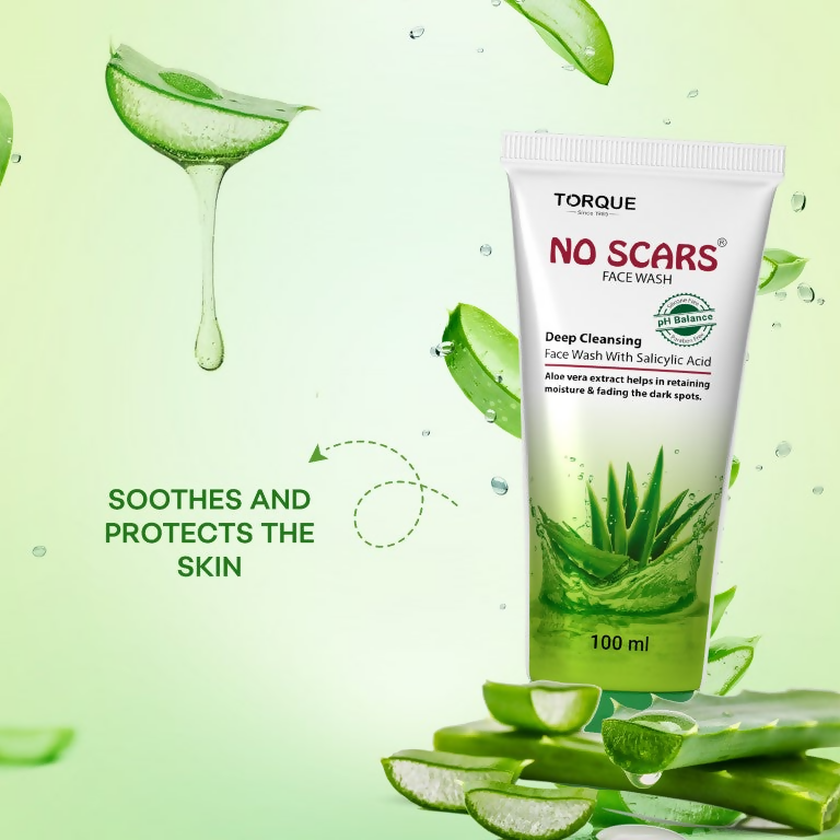 Torque's No Scars Aloevera Face Wash For Deep Cleansing - Swadesiicart