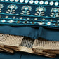 House of Panchhi Women Teal Georgette Sequins Work Lehenga & Blouse with Dupatta | Swadesiicart