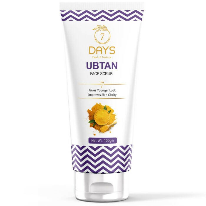 7 Days Ubtan Face Scrub with Turmeric & Walnut - Swadesiicart
