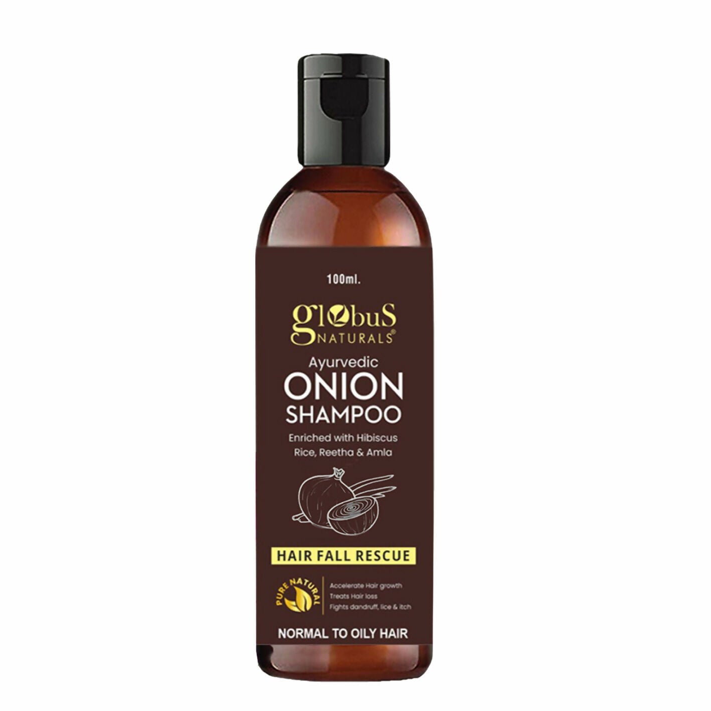 Globus Naturals Onion Shampoo | Swadesiicart