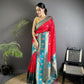 Joban Fashion Hot Pink Banarasi Soft Silk Woven Butti Saree | Swadesiicart