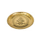Spillbox Gold-Toned Brass Ganesha Thali Pooja Essential | Swadesiicart