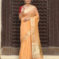 Shree Shyam Fashion Orange Cotton Saree