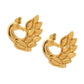 Ruby Raang Gold Peacock Earrings | Swadesiicart