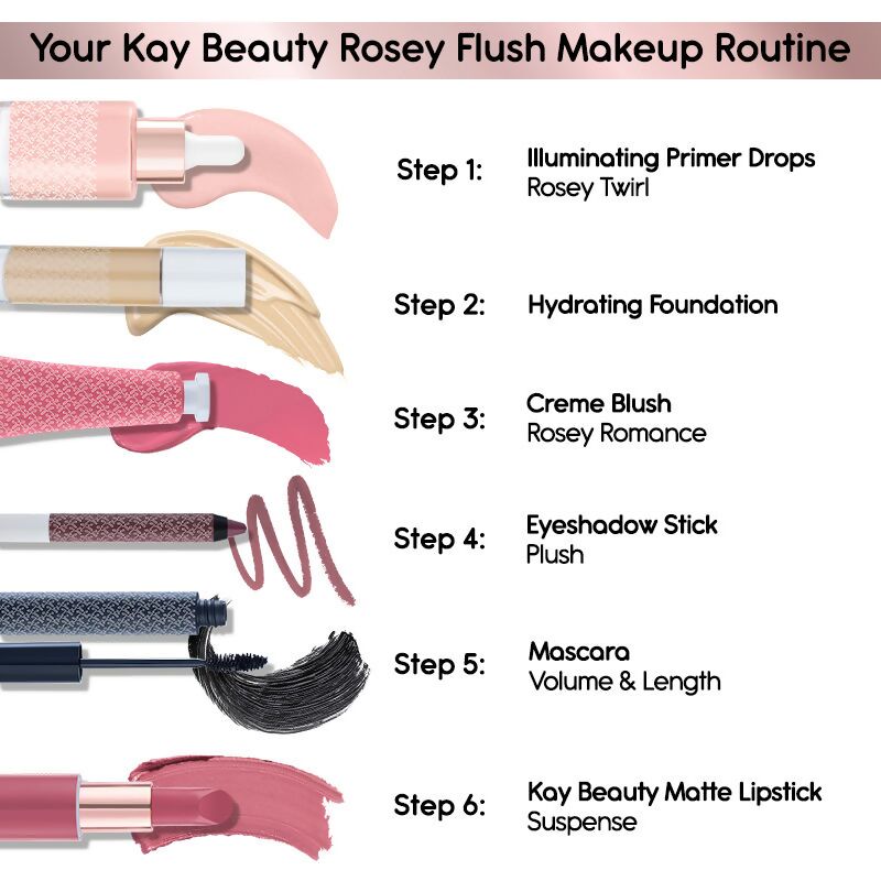 Kay Beauty By Katrina Kaif Illuminating Primer Drops - Rosey Twirl | Swadesiicart