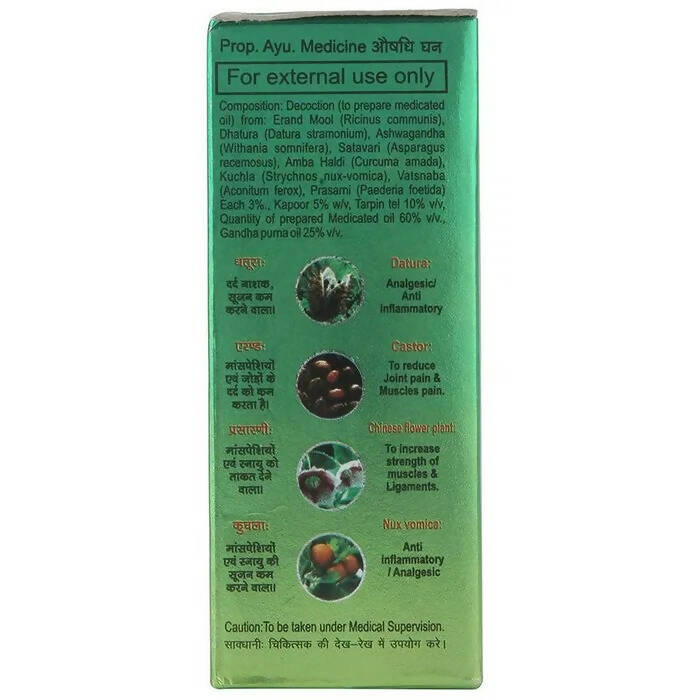 Baidyanath Jhansi Rhuma Oil - Swadesiicart