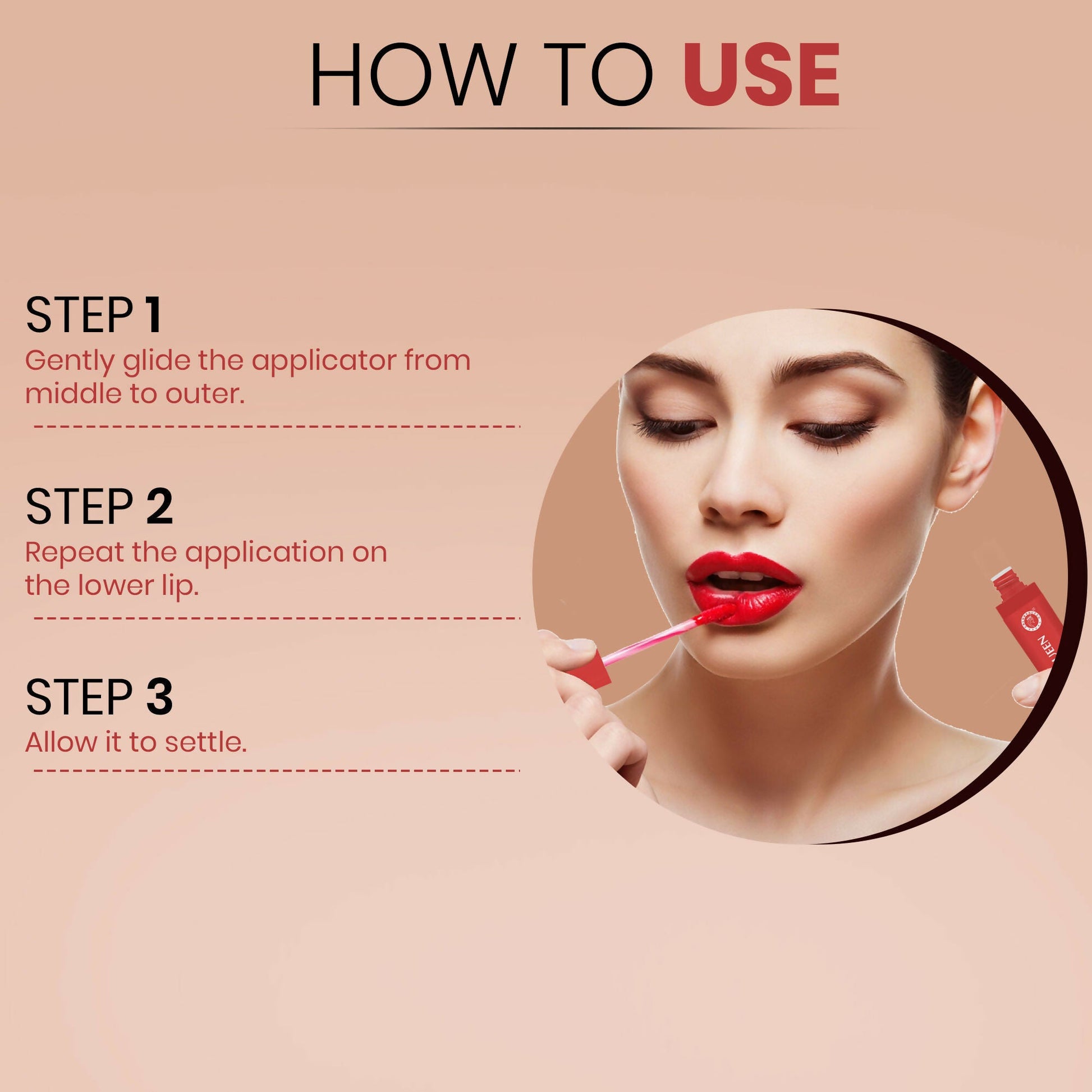 Colors Queen Zero Color Transfer Liquid Lipstick - Fall In Love | Swadesiicart