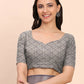 Shree Shyam Fashion Linen Cotton Black Saree