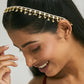 Nuyug 22K Gold-Plated Pearl Drops Matha Patti cum Necklace | Swadesiicart