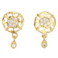 AanyaCentric Gold-Polished Mangalsutra with Pendant, 2 Pair Earrings