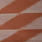 Light Brown and Blue Pochampally Ikat Cotton Handloom Saree with Triangle Pallu Design - Global Threads | Swadesiicart