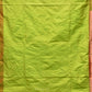 Light Green Paithani Silk Handloom Saree with Peacock-Parrot Border Design - Global Threads | Swadesiicart