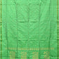 Light Green Uppada Silk Handloom Saree with Karpur Pallu Design - Global Threads | Swadesiicart