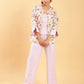 BohoJazz Lilac Co-ords with Floral Jacket - Swadesiicart