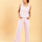 BohoJazz Lilac Linen Smart Co-ords - Swadesiicart
