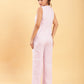 BohoJazz Lilac Linen Smart Co-ords - Swadesiicart