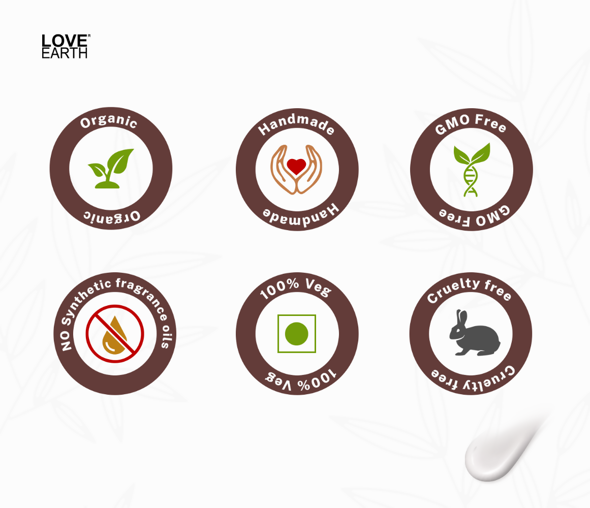 Love Earth Organic Coconut Lip Balm - Swadesiicart