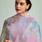 Powder Blue Pure Muslin Resham Embroidered Salwar Suit - Emponline | Swadesiicart