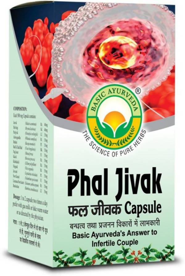 Basic Ayurveda Phal Jivak Capsule - Limited Time Offer - Swadesiicart