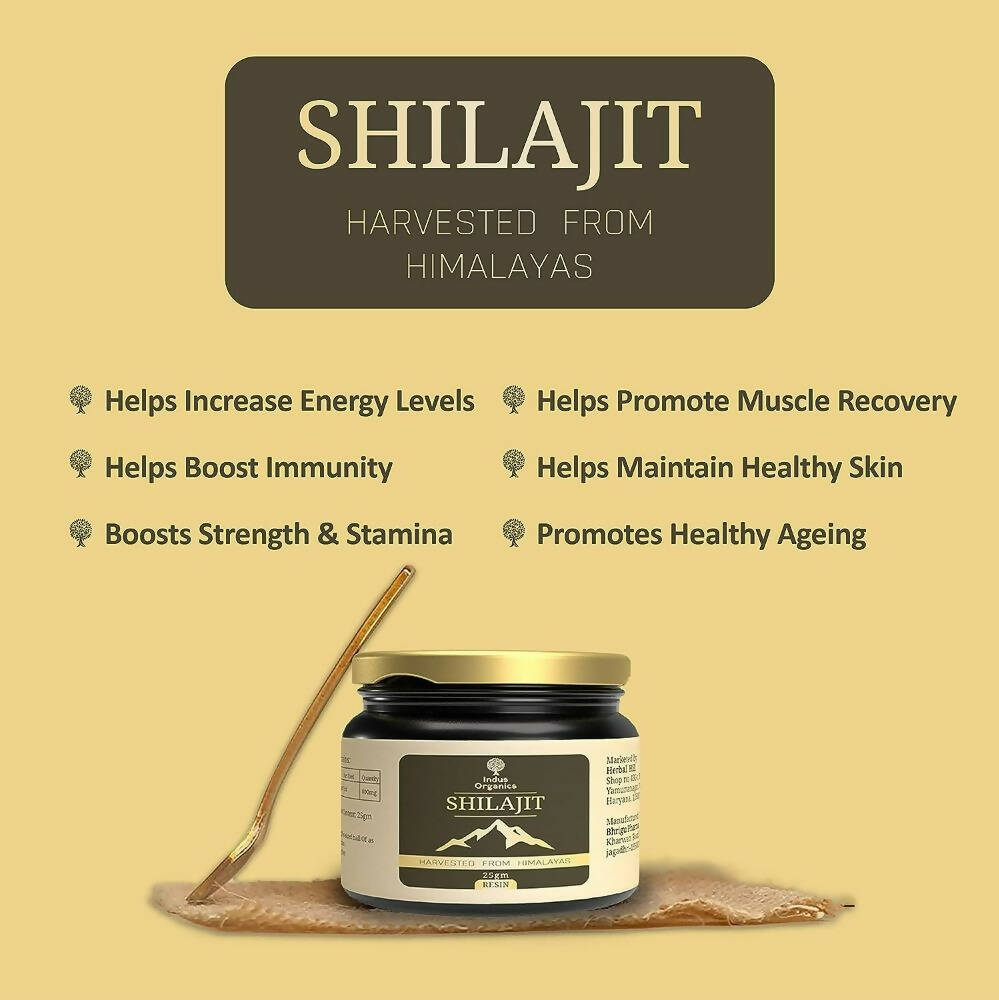 Indus Organics Pure Himalayan Original Sj Resin | Swadesiicart