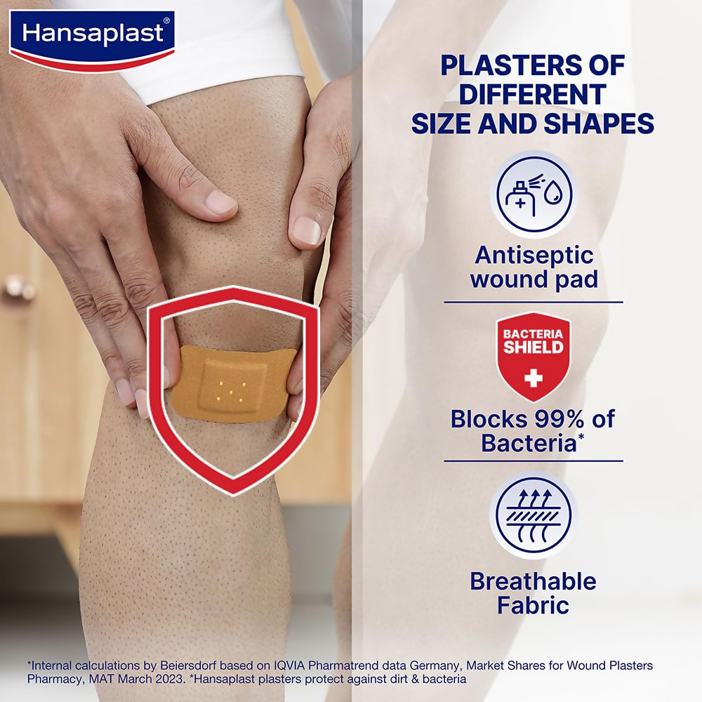 Hansaplast Antiseptic Plasters | Swadesiicart