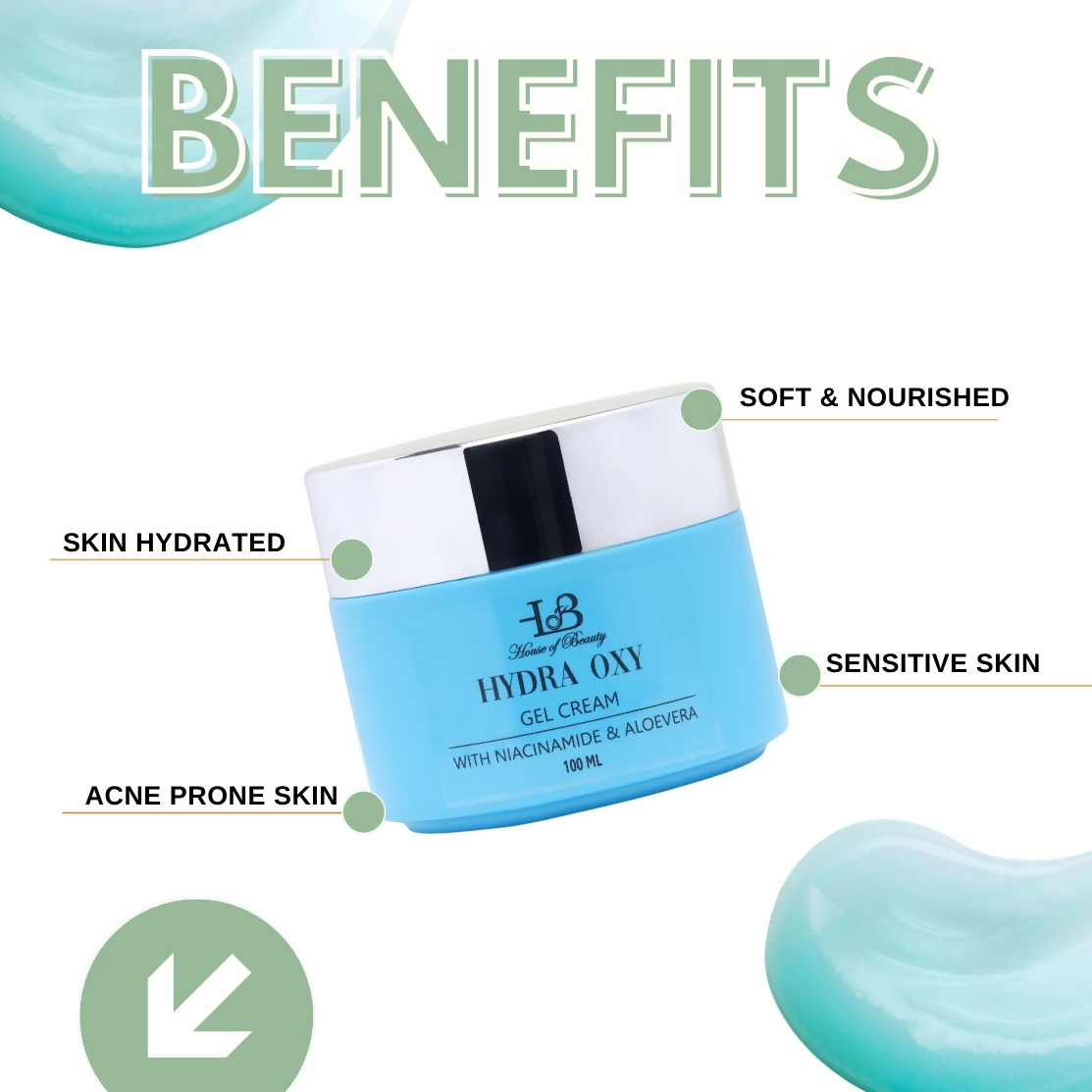 House of Beauty Hydra Oxy Gel Cream - Swadesiicart