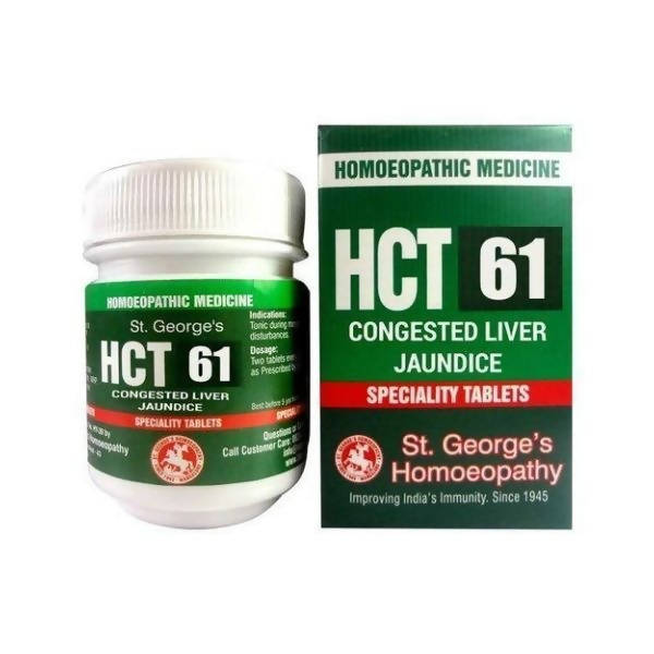 St. George's Homeopathy HCT 61 Tablets | Swadesiicart