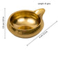 Spillbox Gold Toned Plain Kuber Diya Without Stand Pooja Essentials | Swadesiicart