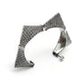 Mominos Fashion Kamal Johar Oxidised German Silver-Plated Handcraft Bracelet