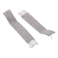 NVR Women Silver Toned Contemporary Ad Studded Drop Earrings | Swadesiicart