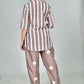 Morchari Digital Print Semi Muslin Co-Ord Set Top & Trouser-Multicolor - Swadesiicart