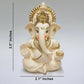 Gold Art India Peach Ivory Finish Ganesha Idol - Swadesiicart